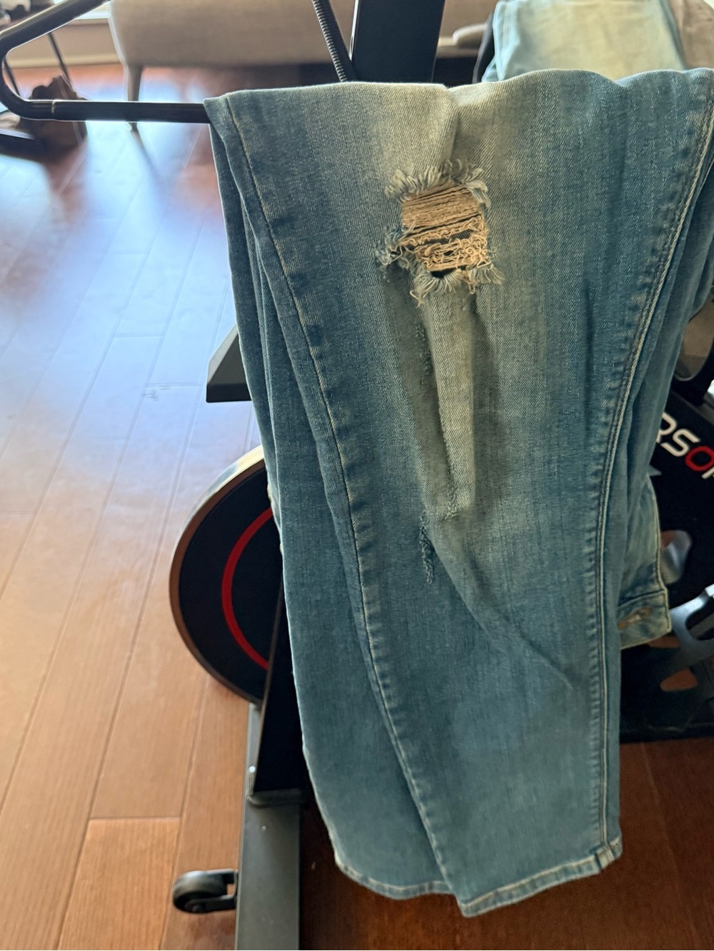 Classic Distressed Blue Men’s Jeans by ASOS Design